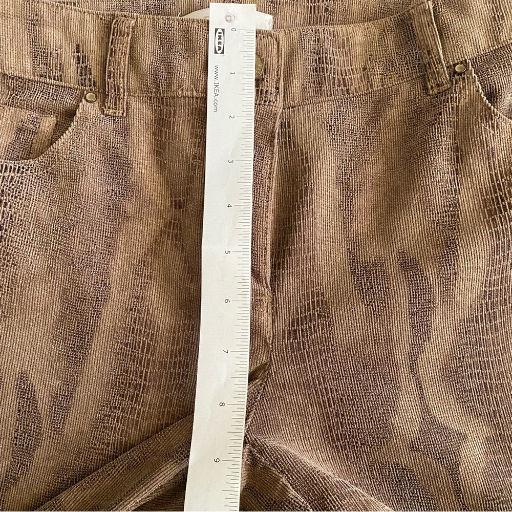 CHICO’s Brown Python Corduroy Pants 0 - image 6